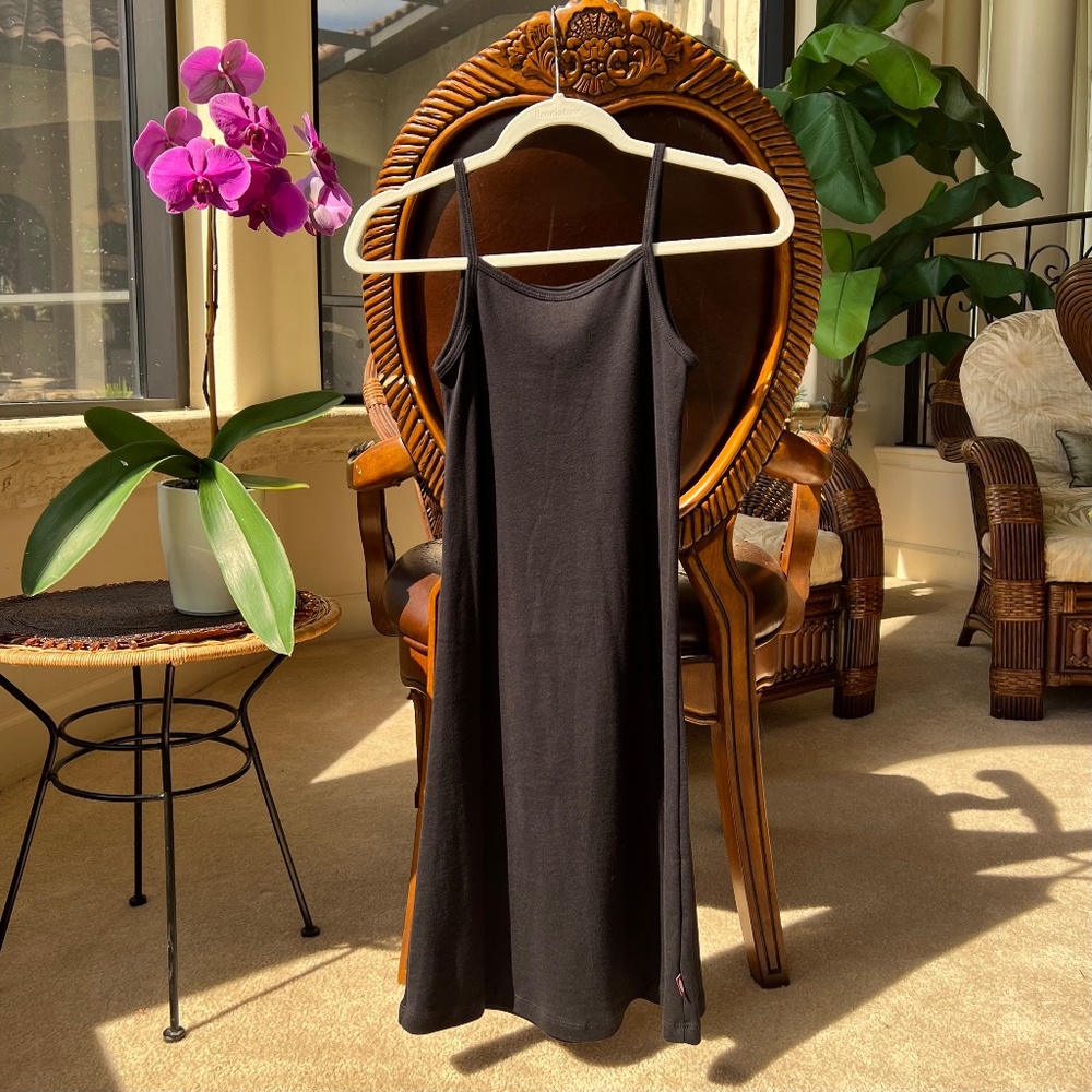 City Threads Black Girls Camisole Dress